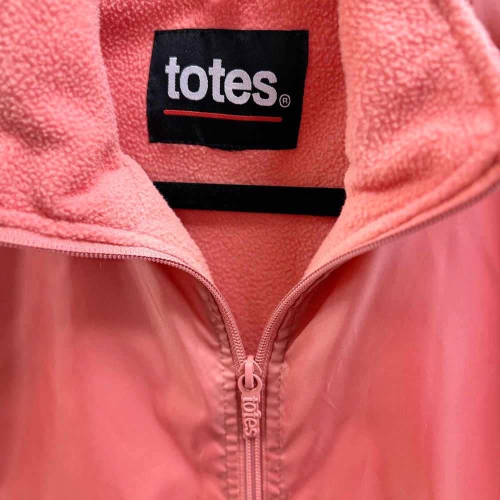 Totes Women's Coral Fleece Lined Full Zip Lightweight Jacket - Picture 3 of 4